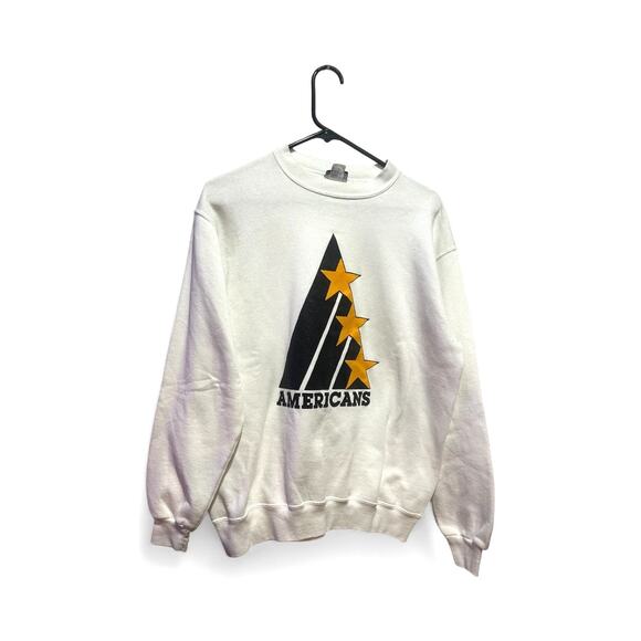 Tri-City Americans Vintage 1989-90 Hockey Crewneck White Sweatshirt RARE! - Picture 3 of 6